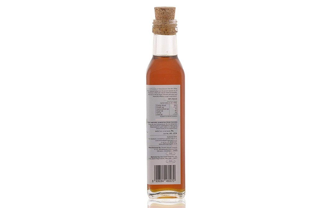 Organic Origins Eucalyptus Honey (Made By Bees)   Glass Bottle  350 grams
